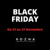 🛑BLACK FRIDAY, jusqu’à -50% sur une sélection d articles, du 21 au 27 Novembre dans votre boutique KOZHA ou sur kozha.fr